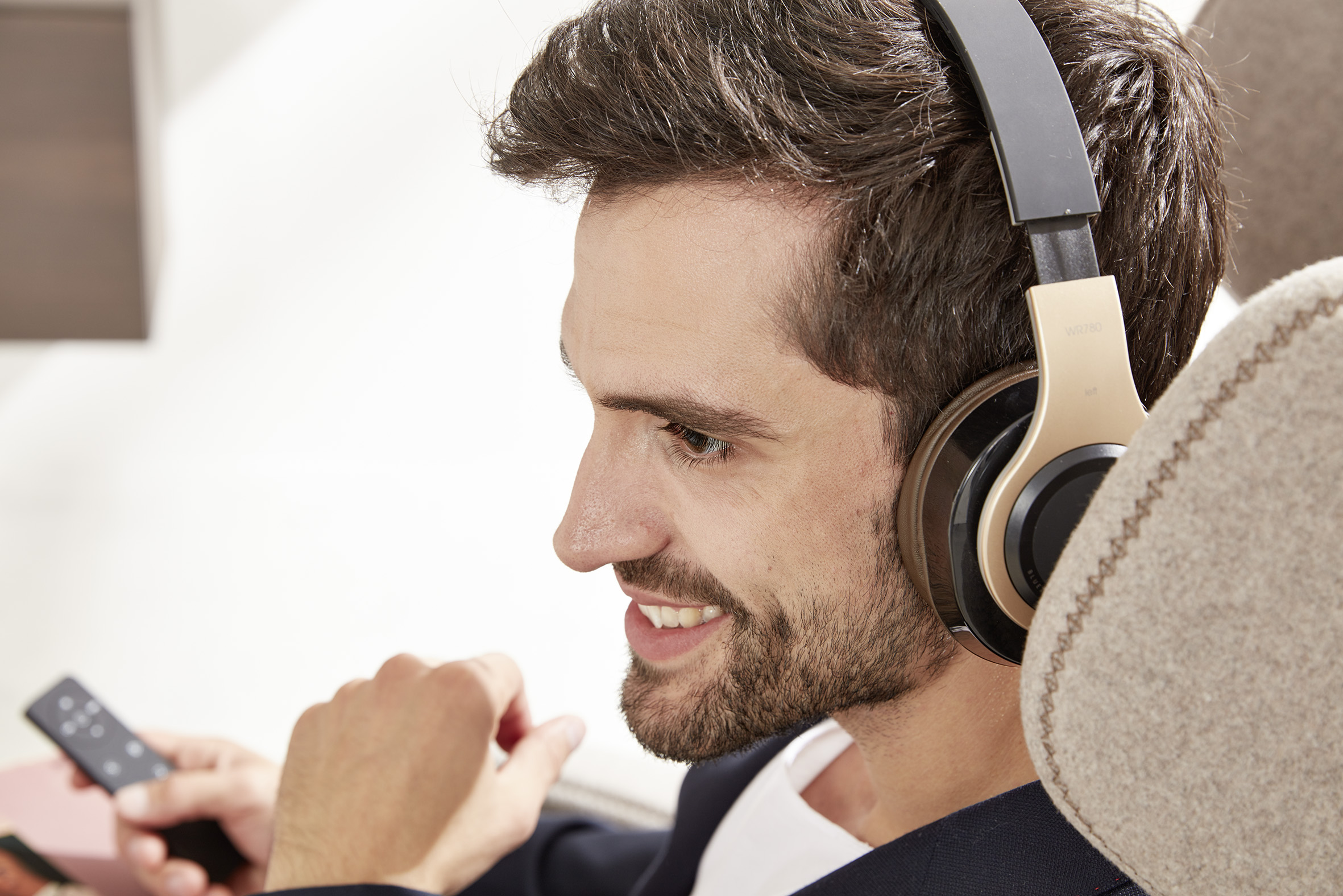 Headphones - Marcel Gregory Stock