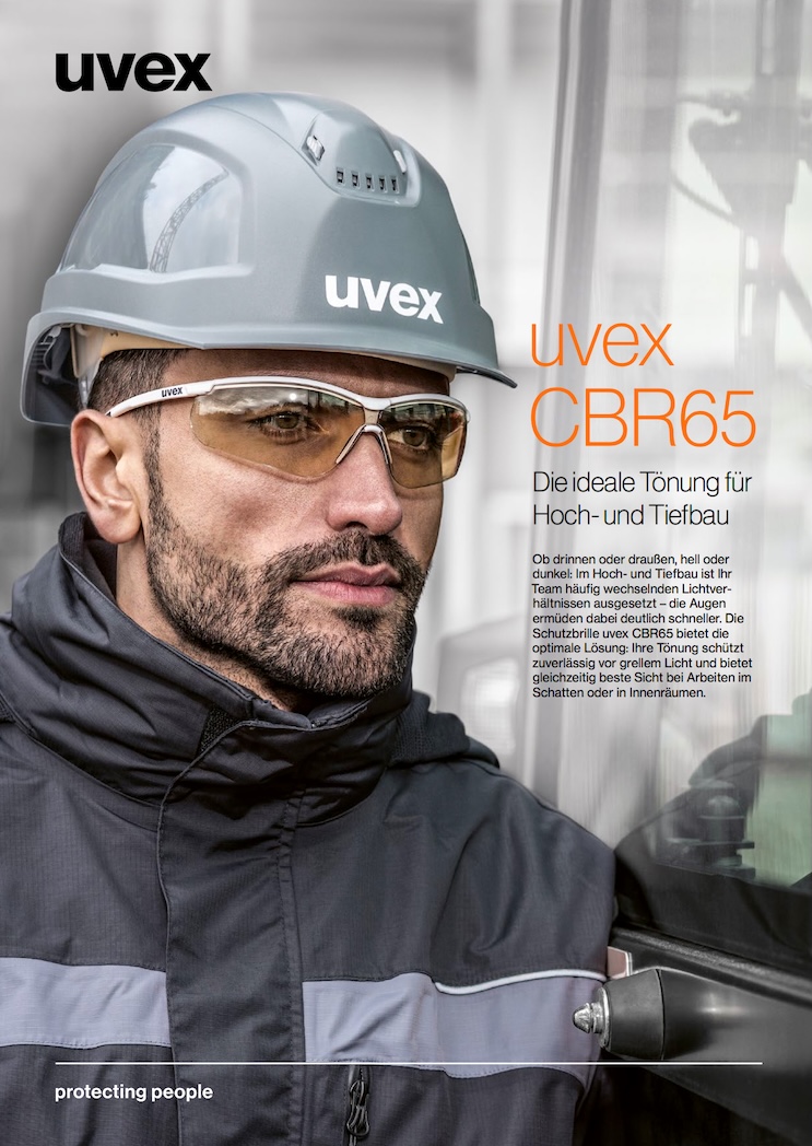Workwear - Glasses - UVEX -Handwerker - Marcel Gregory Stock