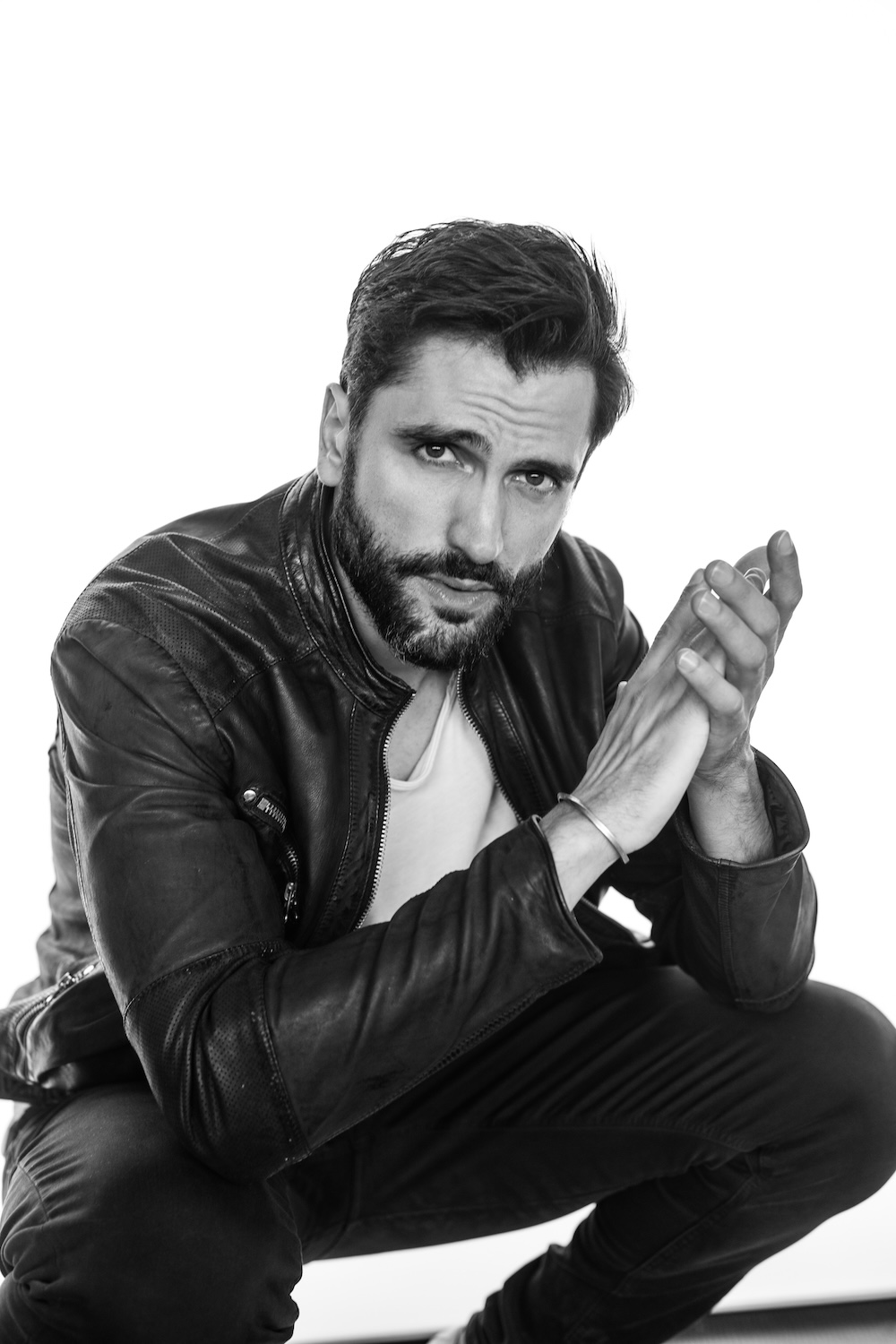 Fashion-Leatherjacket-Lederjacke-Marcel Gregory Stock