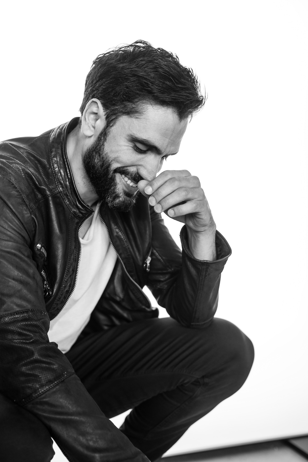 Fashion-Leatherjacket-Lederjacke-Marcel Gregory Stock