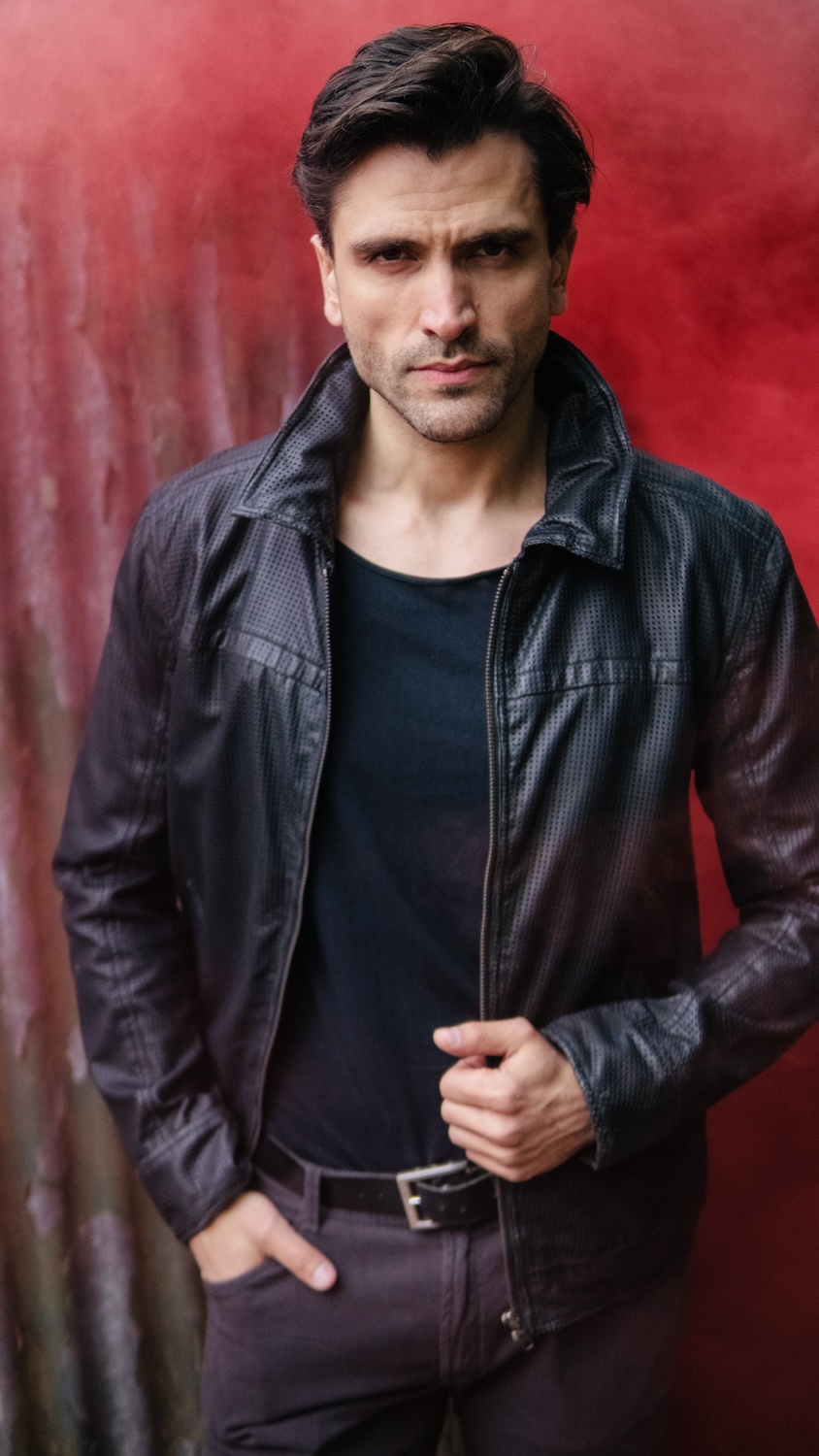 Fashion-Leatherjacket-Lederjacke-Marcel Gregory Stock