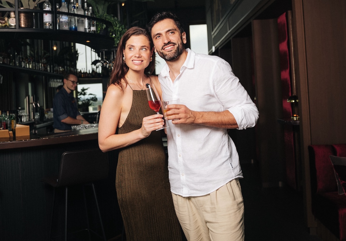 Couple - Atlantic Hotel - Marcel Gregory Stock