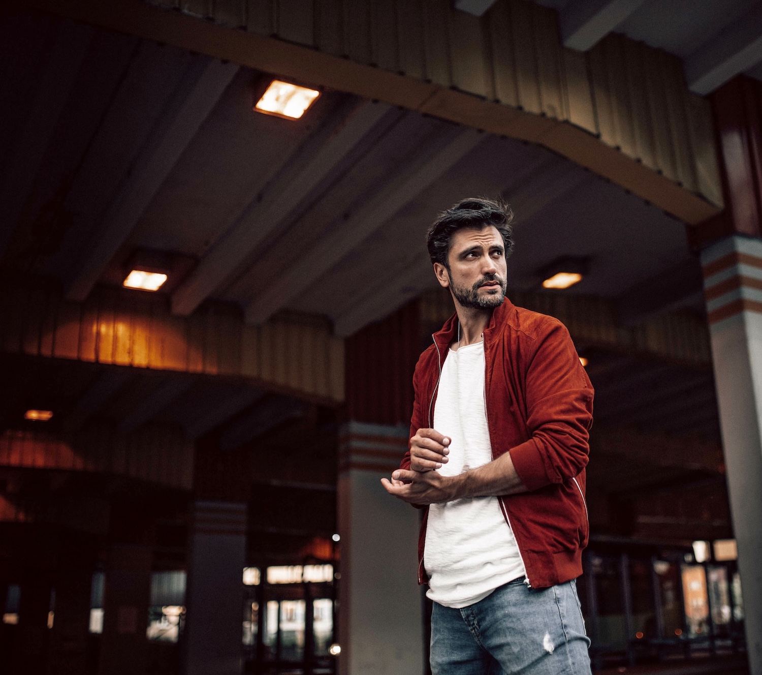 Fashion-Leatherjacket-Lederjacke-Marcel Gregory Stock