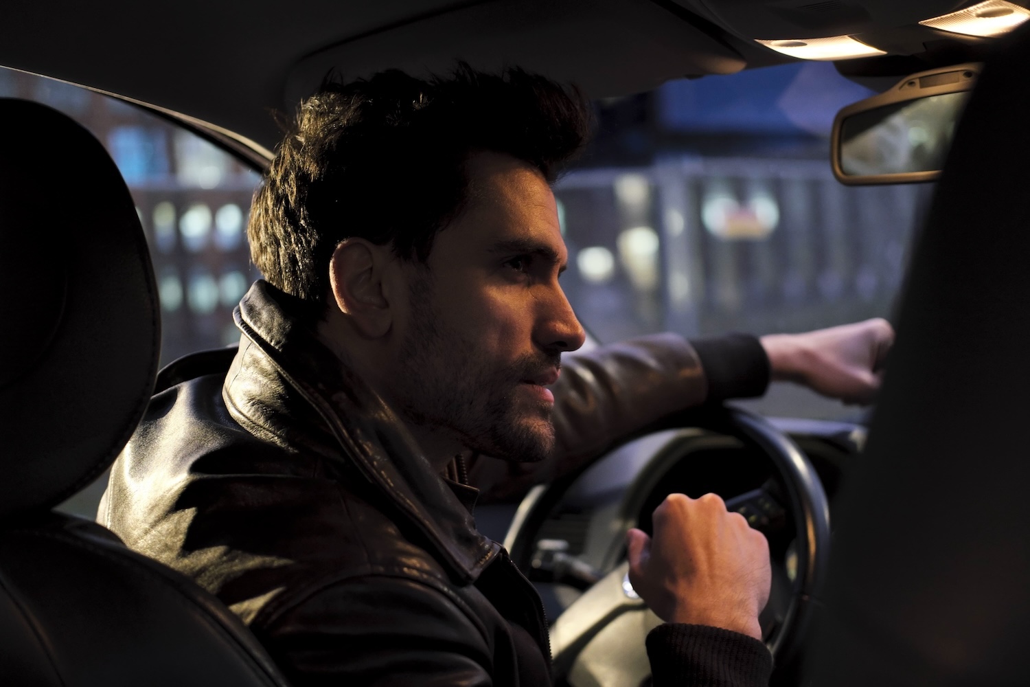 Fashion-Leatherjacket-Lederjacke-Marcel Gregory Stock