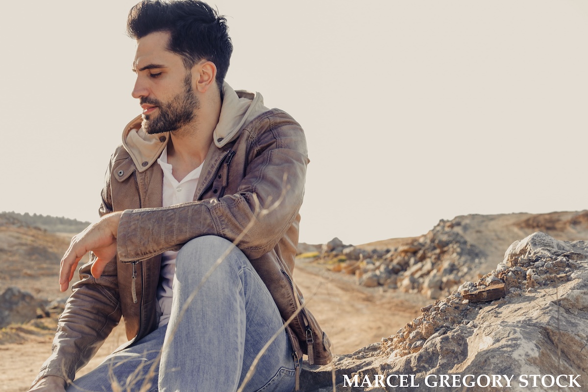 Fashion-Leatherjacket-Lederjacke-Marcel Gregory Stock