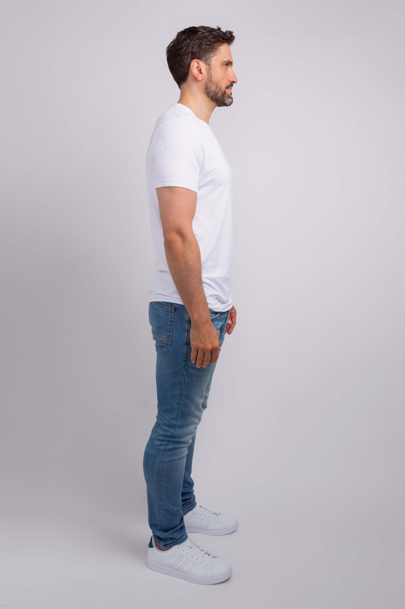 Polaroids - Digitals - Male Model Marcel Gregory Stock