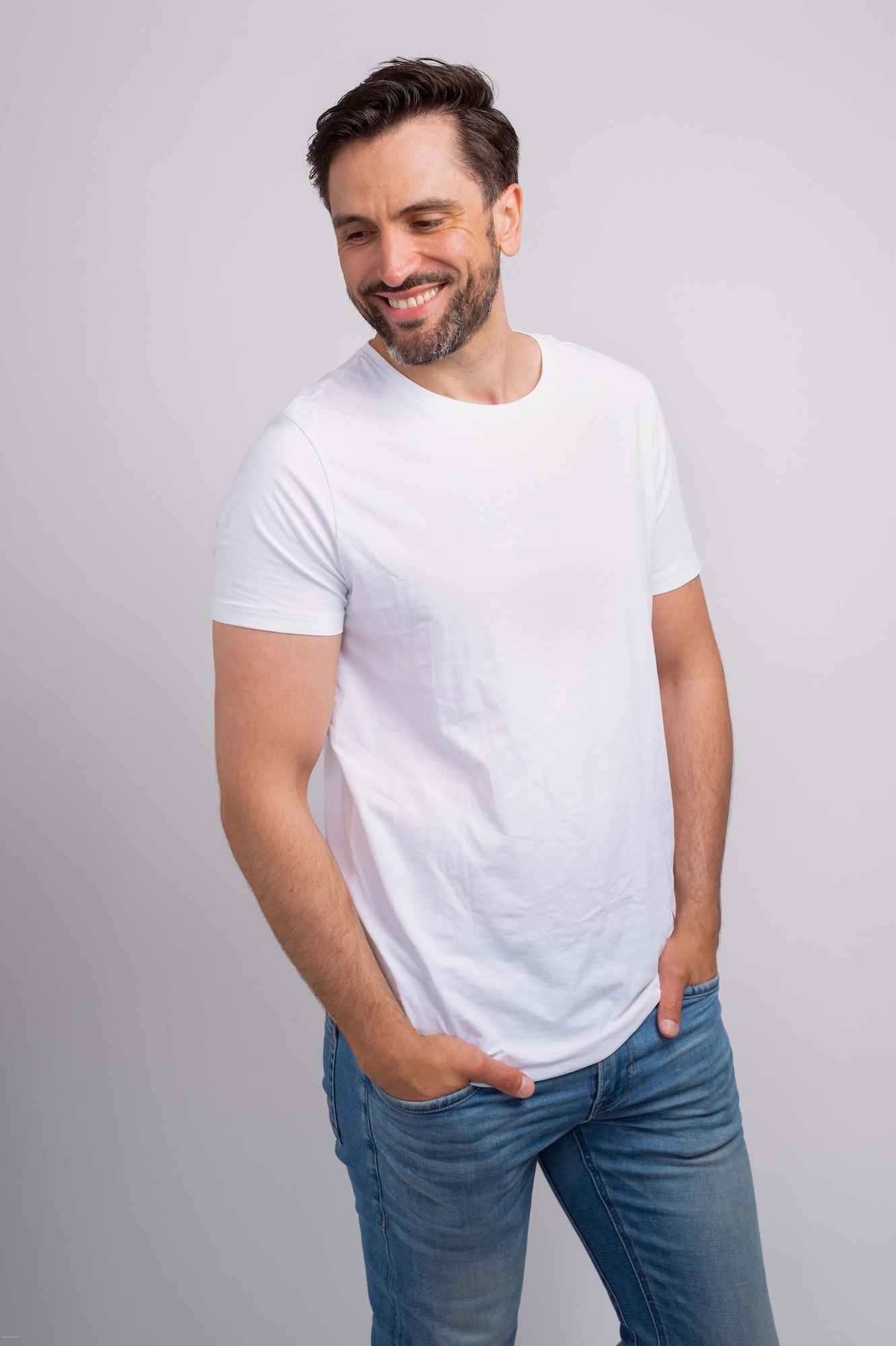 Polaroids - Digitals - Male Model Marcel Gregory Stock