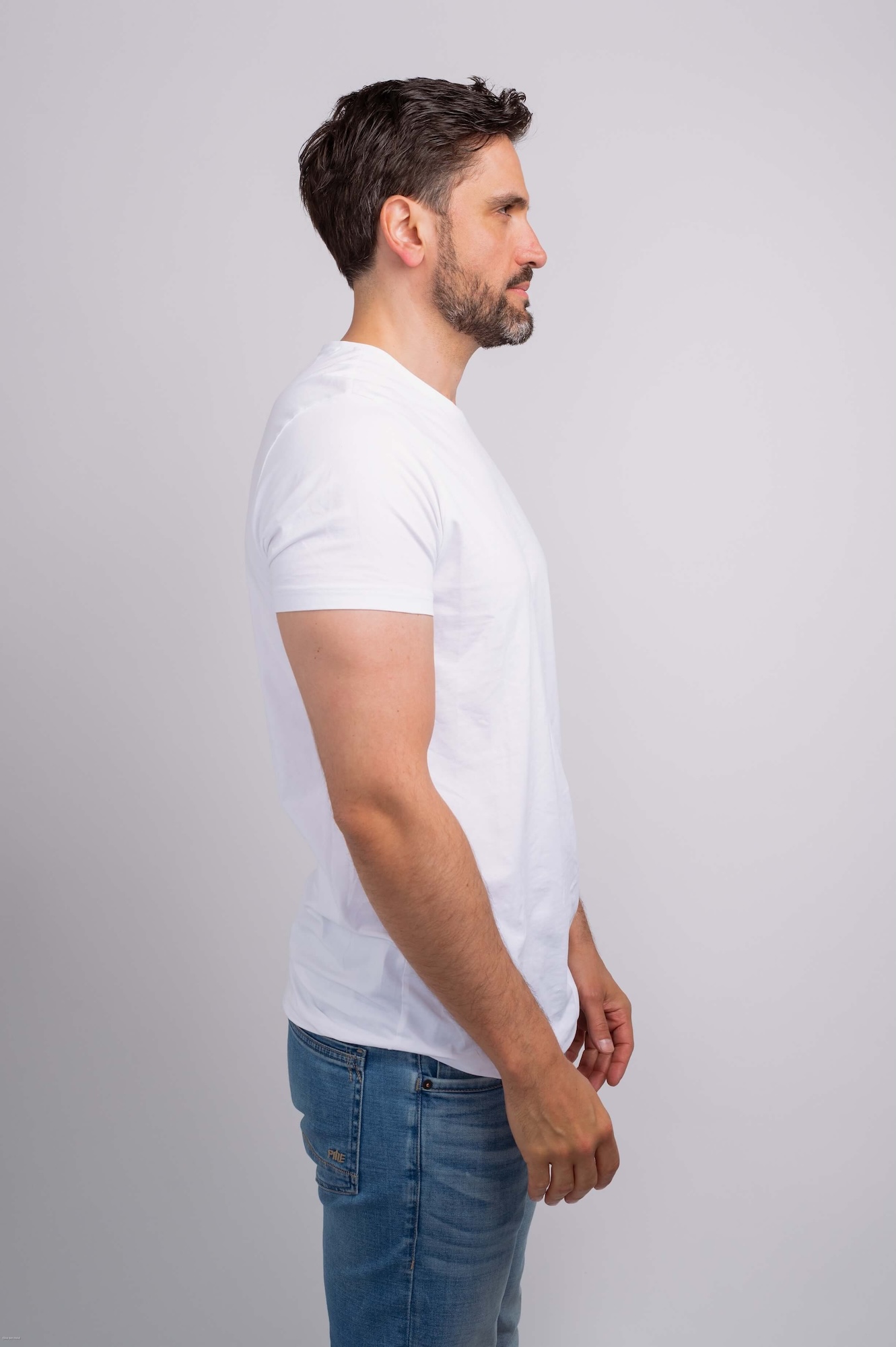Polaroids - Digitals - Male Model Marcel Gregory Stock